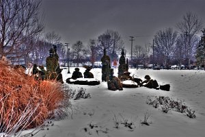 Corner of people
